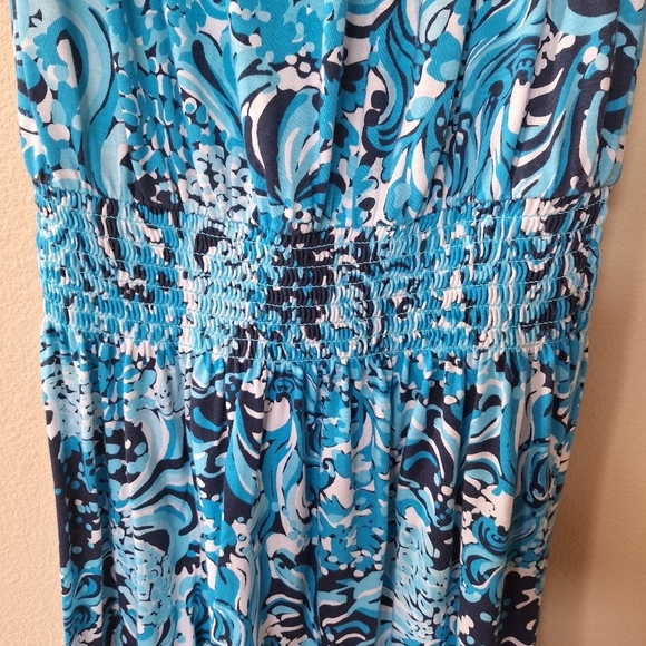 Lilly Pulitzer Clarette Flutter Sleeve Knee-length Dress. Womens size S - Picture 4 of 7